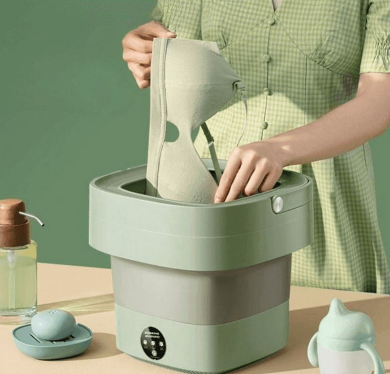 Mini Máquina de Lavar Portátil TurboClean