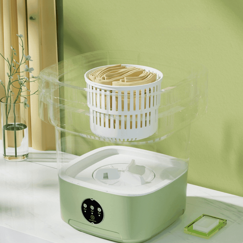 Mini Máquina de Lavar Portátil TurboClean