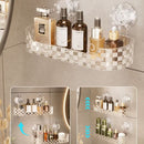 Prateleira com Ventosa para Banheiro e Cozinha - Organização sem Furos e com Estilo