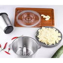 🍽️ Chega de Perder Tempo na Cozinha - Processador e Triturador de Alimentos Elétrico Grande 2 Litros